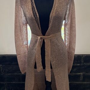 Long cardigan - Rosegold